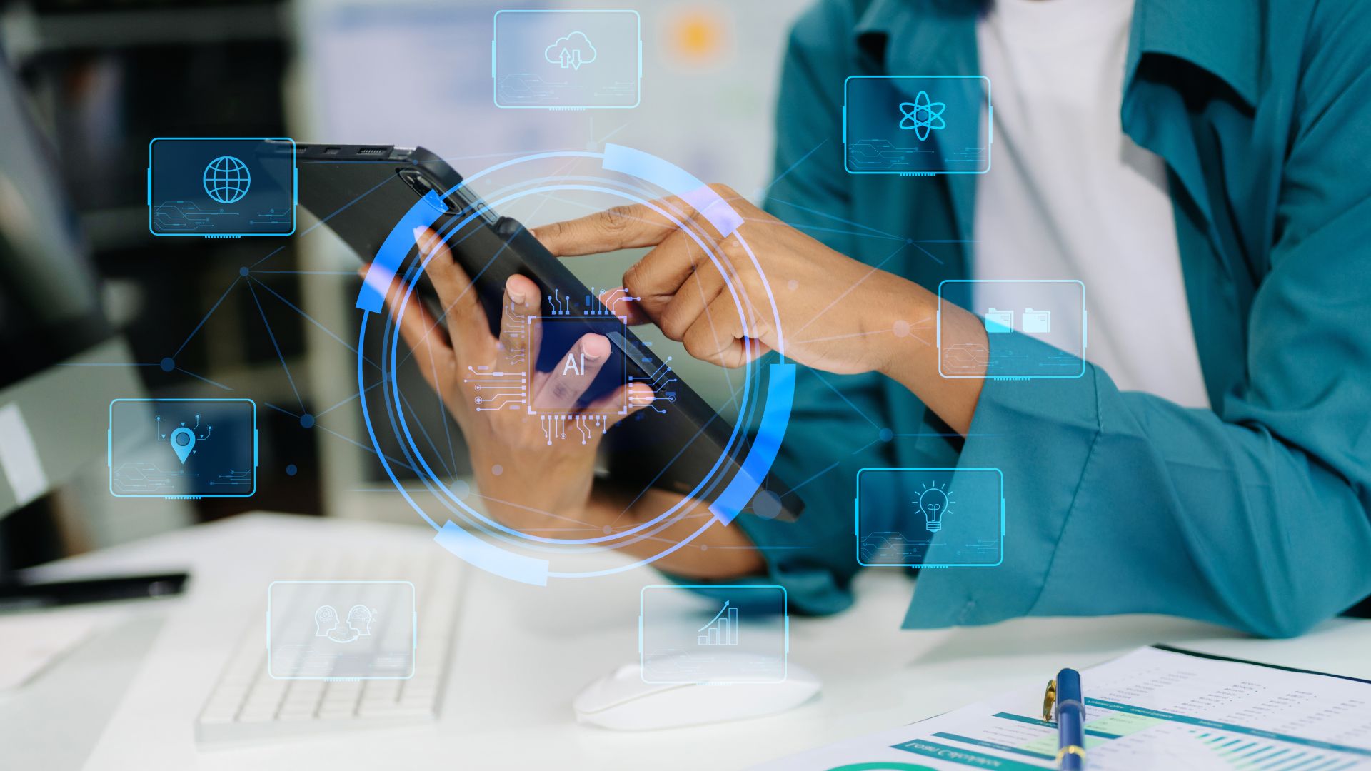 AI-powered chatbots for property management